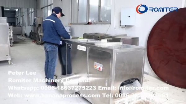 Automatic Green Banana Peeling Machine for Italy Customer