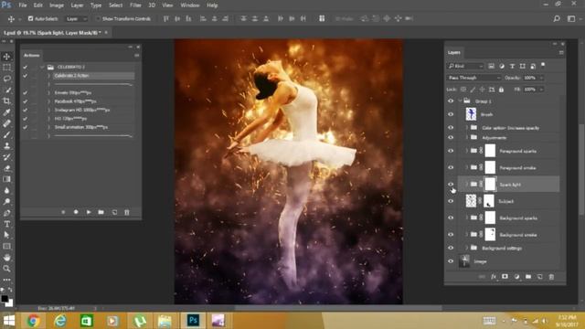 Gif Animated Celebrato 2 Photoshop Action Tutorial смотреть онлайн