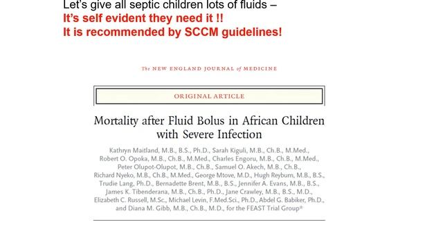 I have a problem without RCTs Rinaldo Bellomo