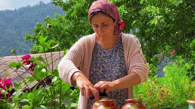 Getting Ready For Winter In Summer! We Preserve Vegetables Grown In Our Own Garden смотреть онлайн