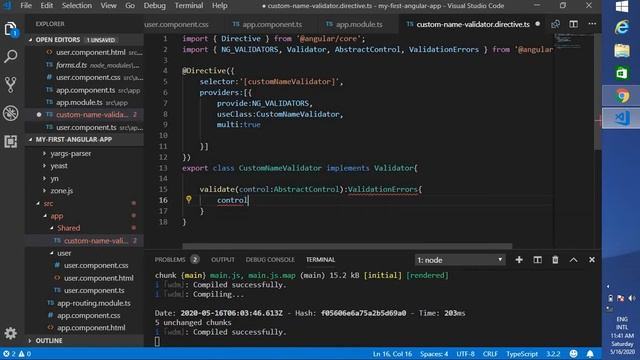 Custom Validator in angular смотреть онлайн