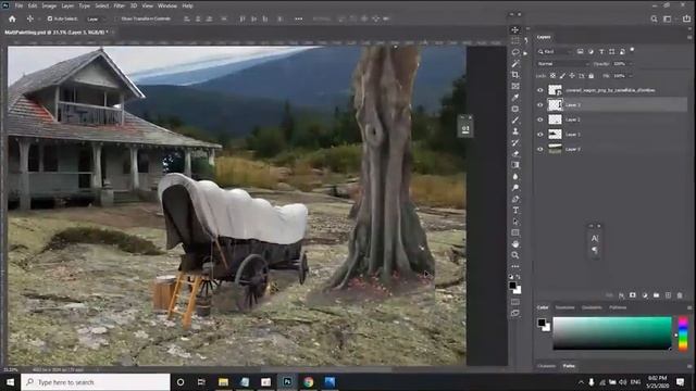 Matt Painting Adobe Photoshop#1 смотреть онлайн
