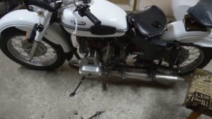 Боковой упор, подножка на мотоцикл Урал