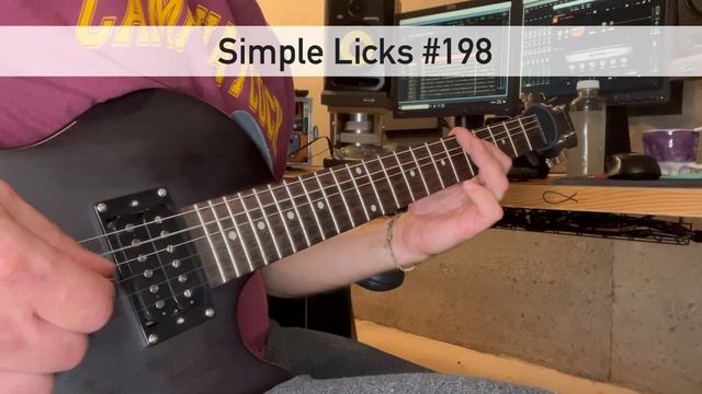 Groovy Open String Lick (watch to end for example) :: Simple Licks Episode #198 смотреть онлайн