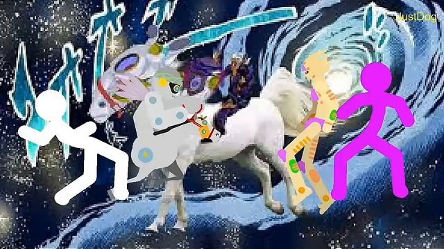 Gold Experience Requiem VS Made in Heaven|Stick nodes|Jojo's bizarre adventure смотреть онлайн