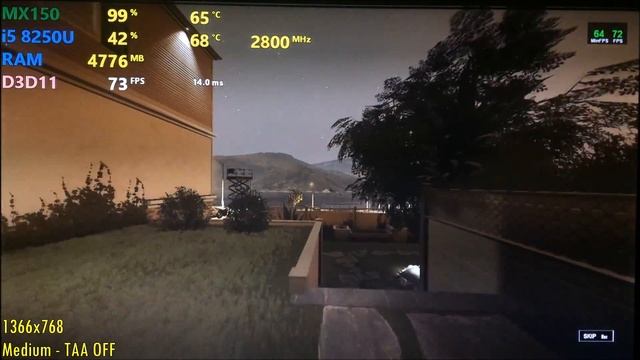MX150 + i5 8250U | Rainbow Six Siege - 1366x768, 1080p - Low and Medium смотреть онлайн