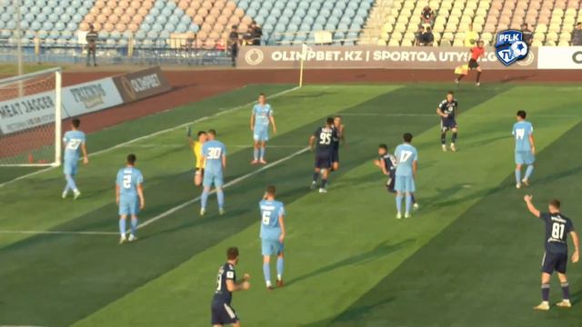 Гол - И.Пешич. Кызыл-Жар СК - Каспий 1-1 . 5 тур. Кубок 2022 смотреть онлайн