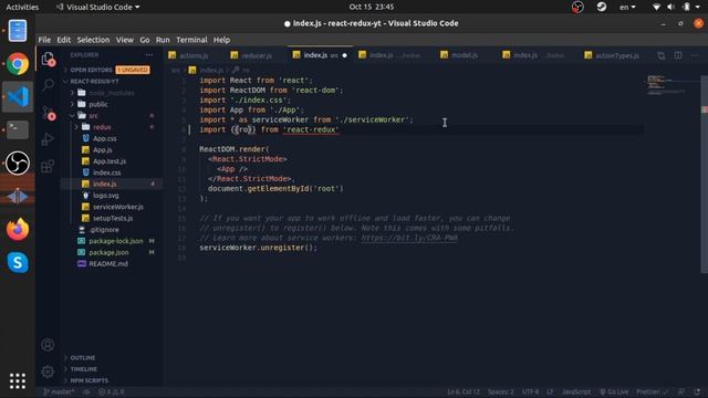 01 - Setting up Redux store in React || mapstateToProps || reducers || actions || TODO list app смотреть онлайн