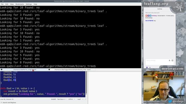 Algorithm Coding: Writing a binary tree: Part 1 смотреть онлайн