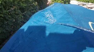 Эксперимент с пропитыванием тента палатки силиконом