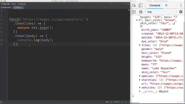 052 Как работает Fetch API смотреть онлайн