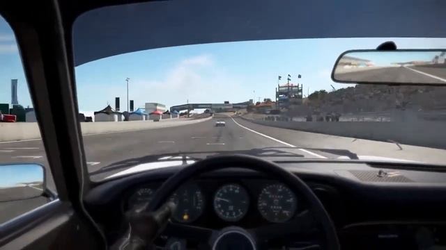 Race: 1973 Porsche 911 RSR 2.8 on Mazda Raceway Laguna Seca - Project CARS 2 смотреть онлайн