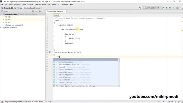 #130 Kotlin Tutorial | Variable length Argument (vararg) смотреть онлайн