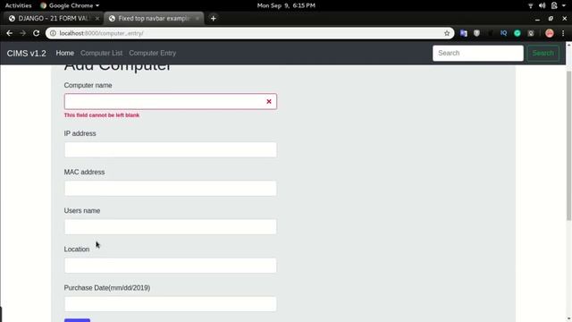 DJANGO – 21 FORM VALIDATION AND PREVENTING DUPLICATE DATABASE ENTRY смотреть онлайн