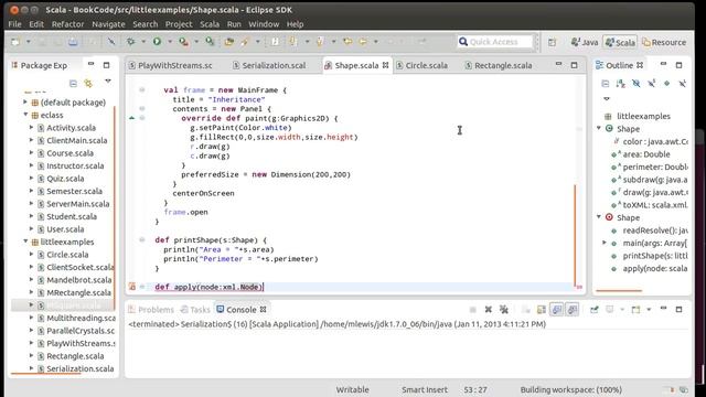 XML Serialization using Scala смотреть онлайн