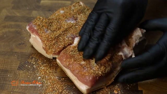 ВАРЕНОЕ САЛО в специях. ВАРЮ сало в пакете! Рецепт объедение! смотреть онлайн