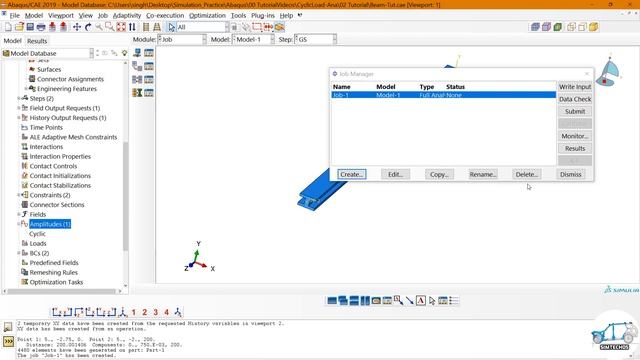 Cyclic Loading - Unloading Analysis & Hysteresis Loop in material (FEA) смотреть онлайн