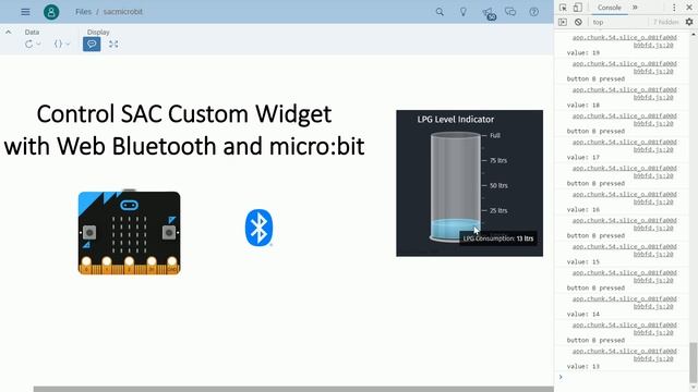 Control SAP Analytics Cloud Custom Widget with Web Bluetooth and micro:bit смотреть онлайн