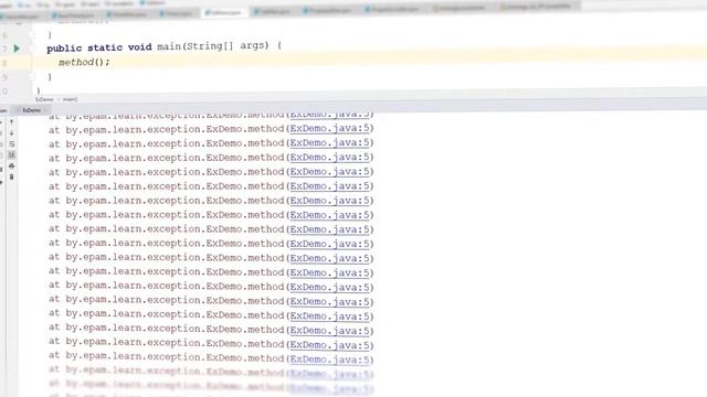 Java. Error & Exeptions смотреть онлайн