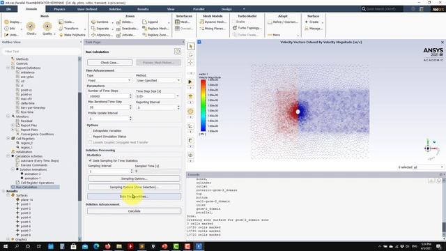 Tutorial 5 - Part 8 - Flow around a circular cylinder - 2D смотреть онлайн