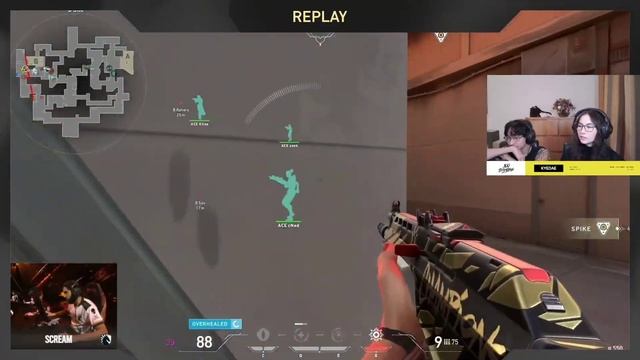 Kyedae and Tenz react to Scream Ace "They are talking about my one taps" смотреть онлайн