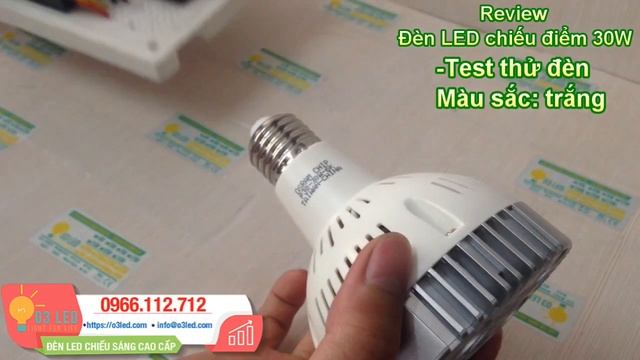 Đèn LED chiếu điểm 30W: Thông số và hướng dẫn lắp đặt смотреть онлайн