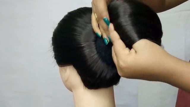 1 Minute NEW VERY EASY TRICKS FOR FRENCH ROLL WITH DONUT BUN  FRENCH BUN  FRNCH TWIST