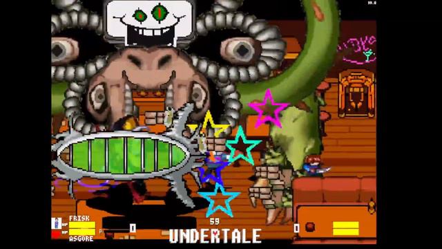 【Undertale Fighter】※カオス注意　UNDERTALEの格ゲーを2人プレイ【UndertaleAU実況】