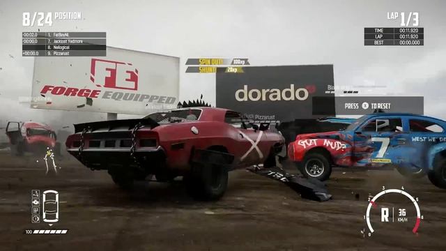 INSANE Nascar Crashes At Talladega! Pinball Mod Craziness! - Wreckfest смотреть онлайн