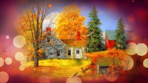 Футаж. Осенний пейзаж 2