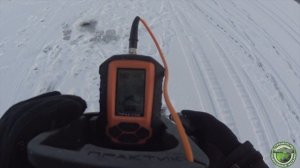 Судак из под белой с эхолотом ПРАКТИК 6М.