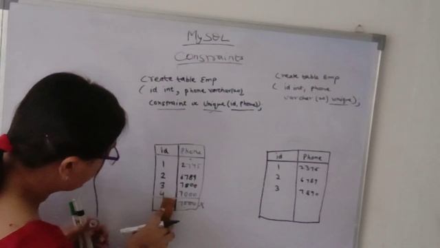 Unique key in sql in hindi | sql unique constraint in hindi смотреть онлайн