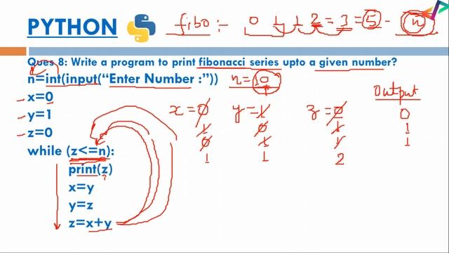 Python Program to Print Fibonacci Series - In Hindi смотреть онлайн