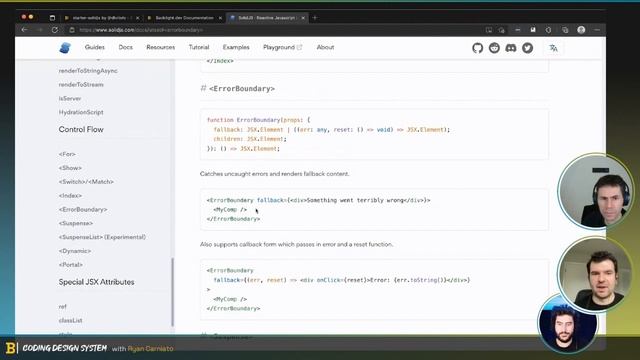 Coding Design Systems | ep05 | SolidJS · Part 1 with Ryan Carniato смотреть онлайн