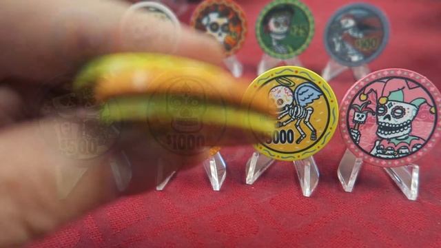 Poker Chip Video 02 Dia de Los Muertos Ceramics смотреть онлайн