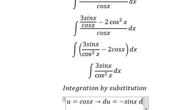 Calculus Help: Integral ∫ (3tanx-2 cos^2x)/cosx dx - Integration - Trigonometry смотреть онлайн