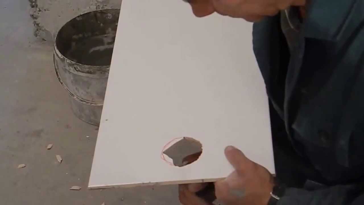 Простой способ вырезания отверстий в керамической плитке 12 смотреть онлайн