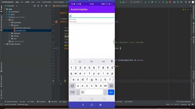 Day 15) AutoComplete Textview & Activity LifeCycle in Telugu |Android Tutorials | AndroIndian смотреть онлайн