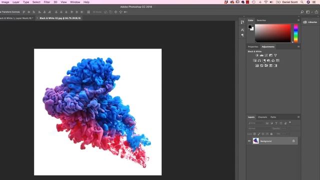 How to make an image black & white in Photoshop - Photoshop CC Essentials [9/86] смотреть онлайн