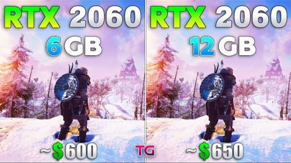 RTX 2060 12GB vs RTX 2060 6GB - Test in 10 Games