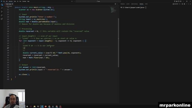 Reverse a Number | Intro to Java смотреть онлайн
