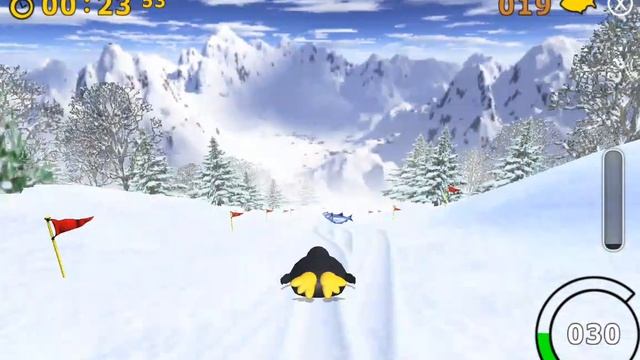 Failure in modern Extreme Tux Racer for Android. смотреть онлайн