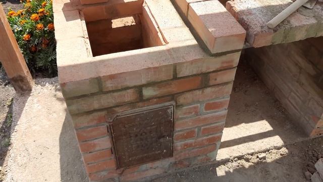 Печь из кирпича для барбекю и ухи. смотреть онлайн