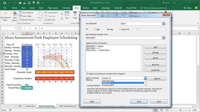 Excel - Introduction to Solver 101 - Episode 2036 смотреть онлайн