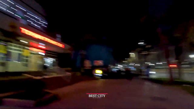 4k Dushanbe Tajikistan 2024, Ночь Садбарг ЖД Вокзал Said Saidov #tajikistan #dushanbe #tour #touris