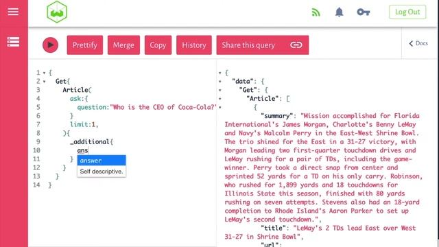 Q&A module for the Weaviate Vector Database - Introduction смотреть онлайн