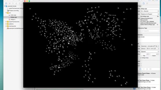 ofxBoids example-boids-3d TEST смотреть онлайн