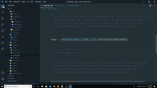 4. PHP Laravel 7.x Framework Request Life Cycle. Learn how the request is processed to get Response смотреть онлайн