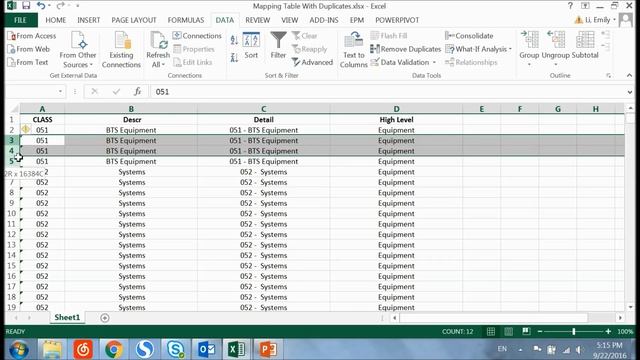 Excel Access Workshop #5: Removing Duplicates смотреть онлайн