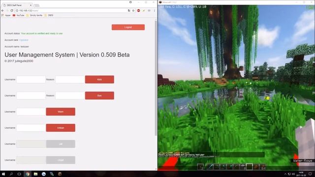 Minecraft PHP Staff Panel Based On RCon смотреть онлайн